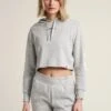 Hummel Hmllegacy Cropped- Hoodie - Grey Melange
