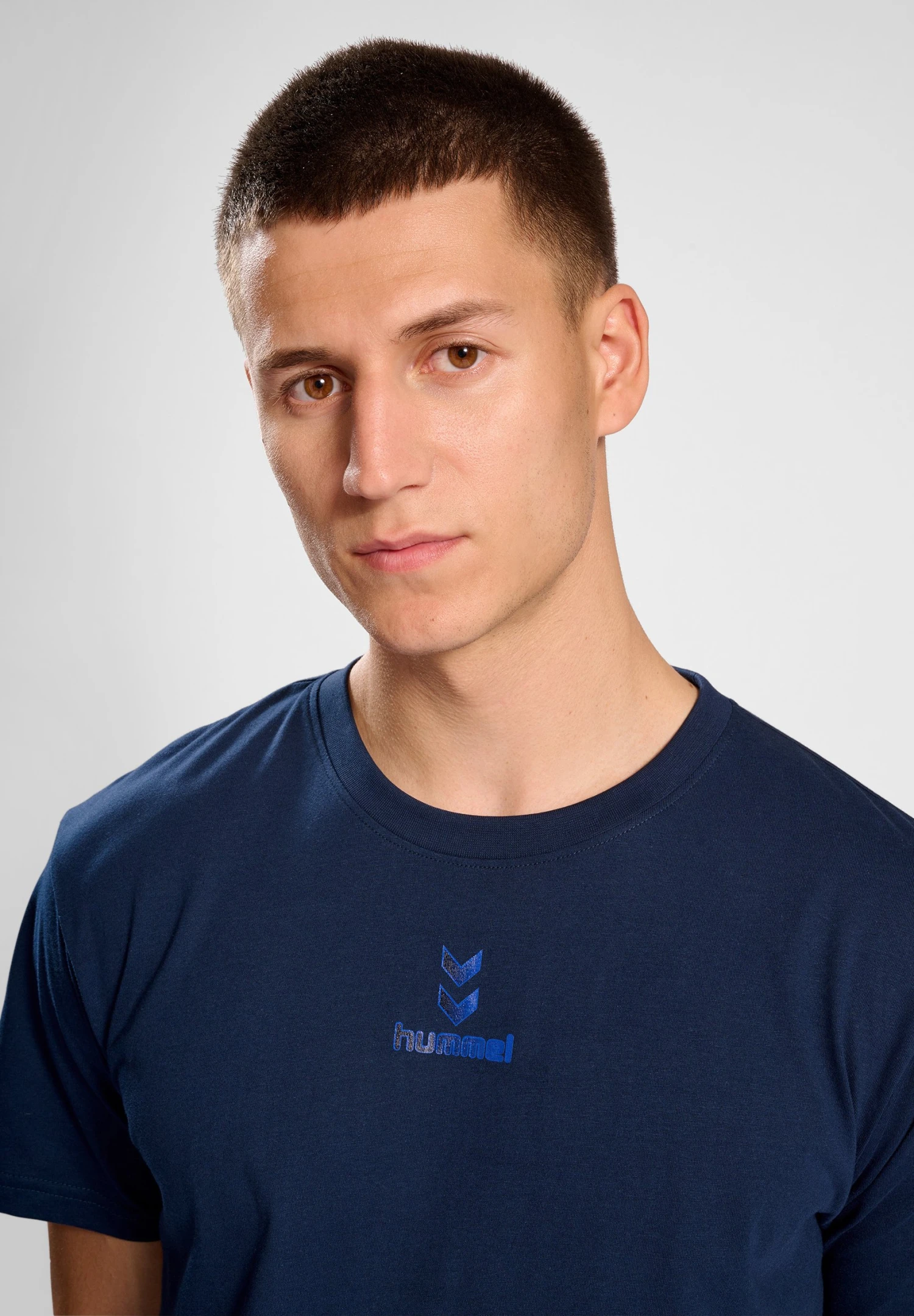 Hummel Active Chevrons Co- T-Shirt Basic - Dress Blues 6 Hummel Active Chevrons Co- T-Shirt Basic - Dress Blues - Afbeelding 4