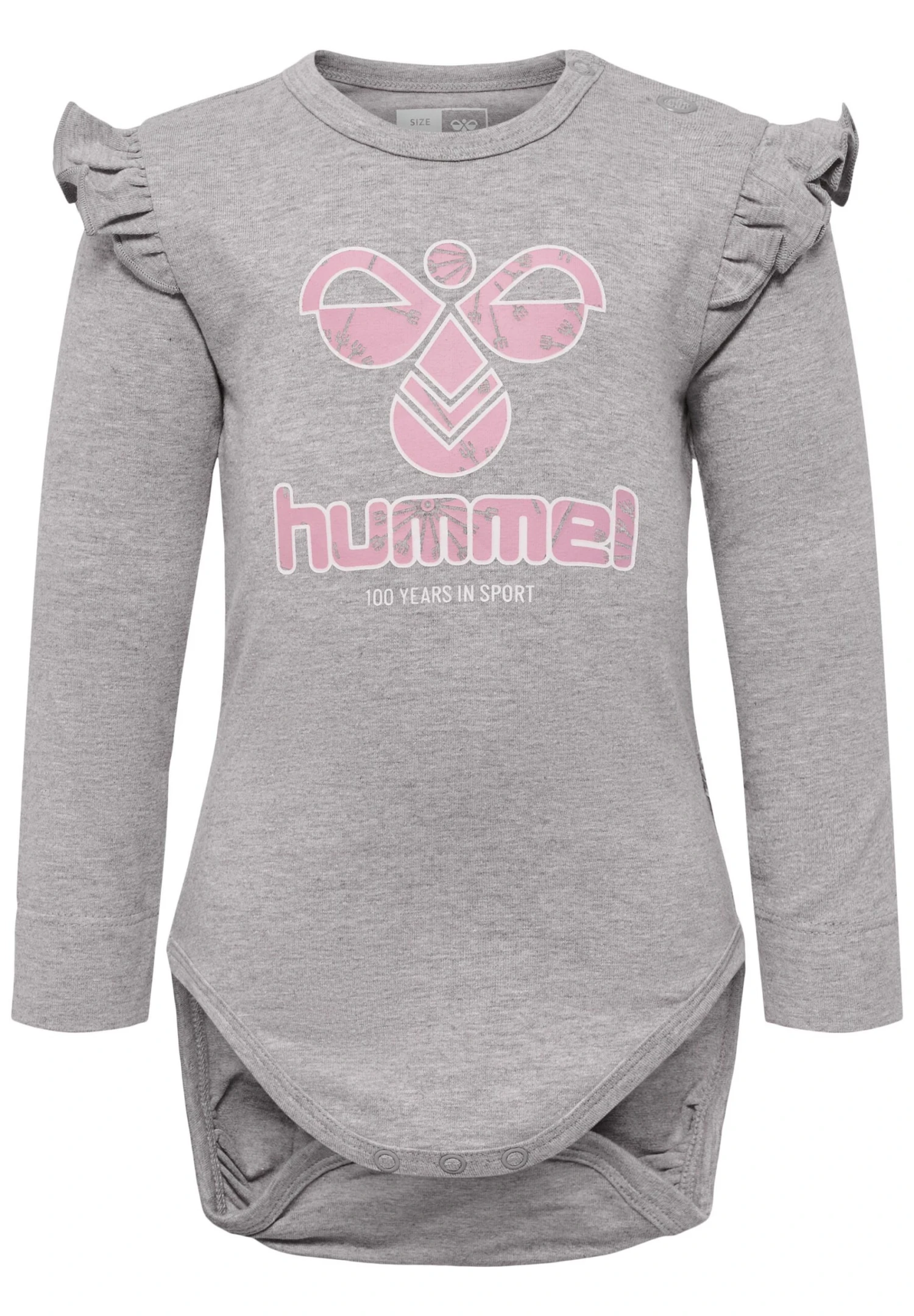 Hummel Dana L/S - Body - Grey Melange 3 Hummel Dana L/S - Body - Grey Melange