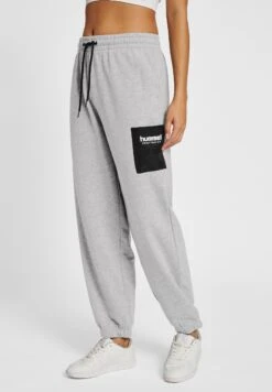 Hummel Dacia Loose - Trainingsbroek - Grey Melange