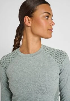 Hummel Seamless - Longsleeve - North Atlantic Melange -Hummel fca70ef6241c4fbe9cb4d5d995036473