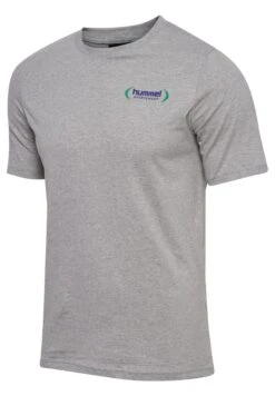 Hummel Barry - T-Shirt Basic - Grey Melange -Hummel fe05dfbaa0a7453fac8869925d73e474