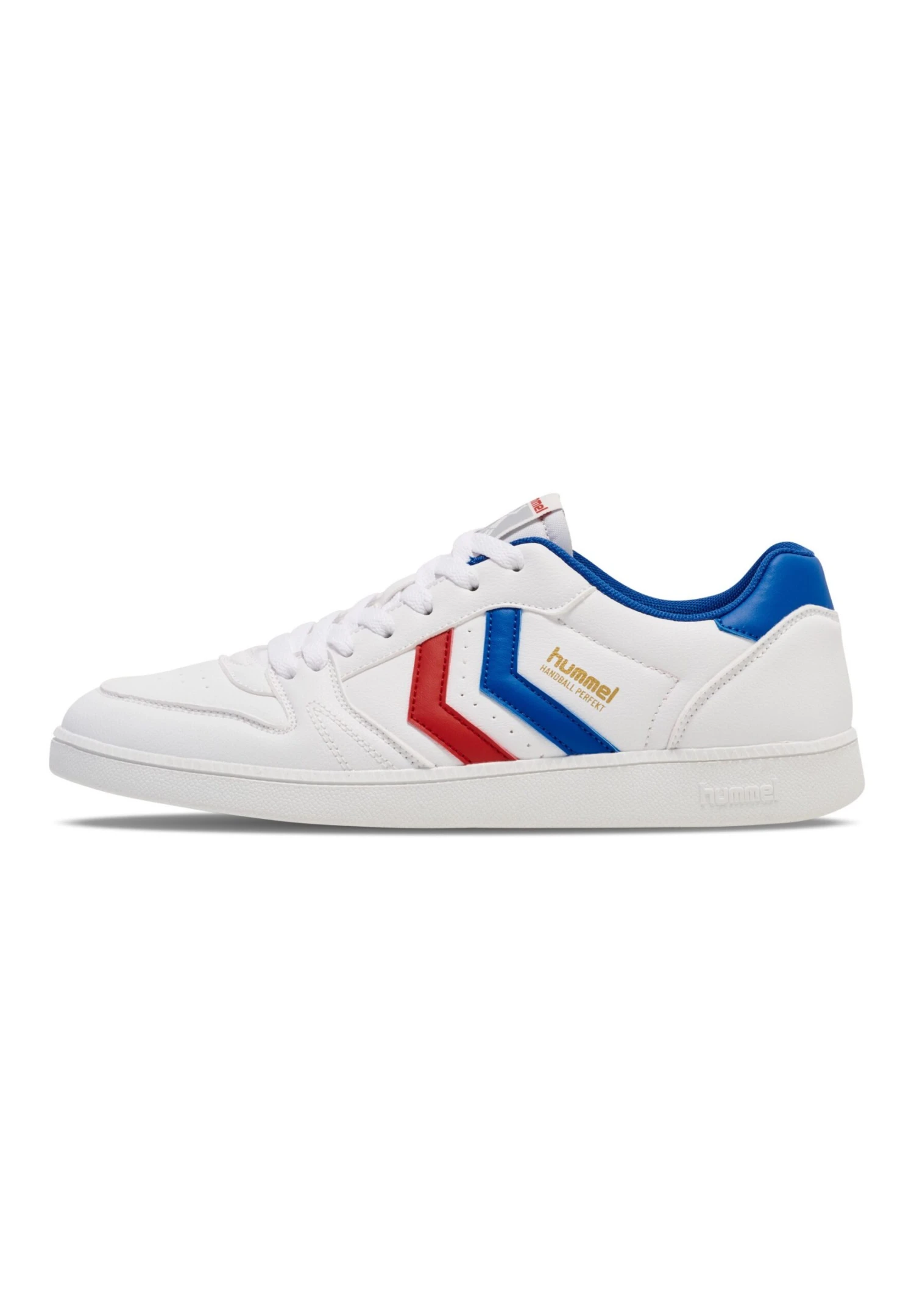 Hummel Perfekt - Sneakers Laag - White/Blue/Red 3 Hummel Perfekt - Sneakers Laag - White/Blue/Red