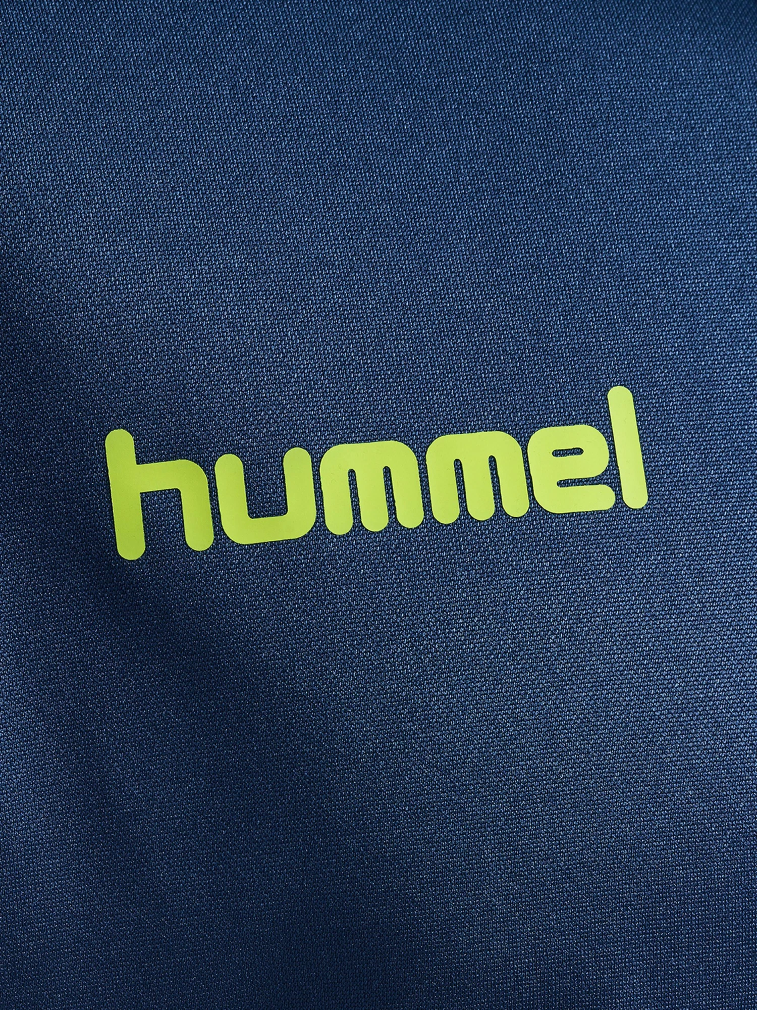 Hummel Hmlpromo Poly Hoodie - Hoodie - Dark Denim/Lime Punch 6 Hummel Hmlpromo Poly Hoodie - Hoodie - Dark Denim/Lime Punch - Afbeelding 4